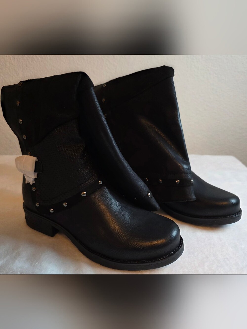 Patrizia by Spring Step “Jimi” Black Mid-Calf Boots Women’s Size 8 M